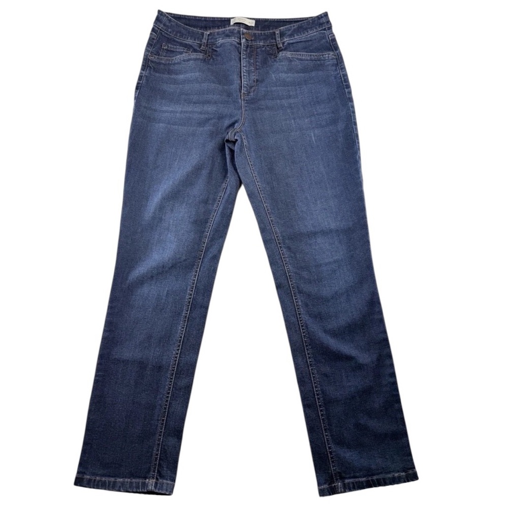 J. Jill Smooth Fit Slim Ankle Jeans Women's Size 10 Blue